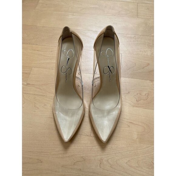 New Jessica Simpson "Pixera" clear patent translucent heel BNWT - Picture 2 of 7